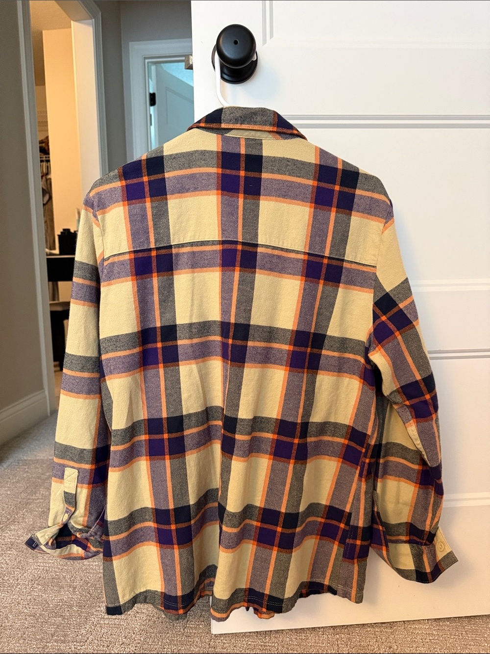cotopaxi Yellow, Navy & Orange Plaid Button-Down Shirt - Picture 3 of 4